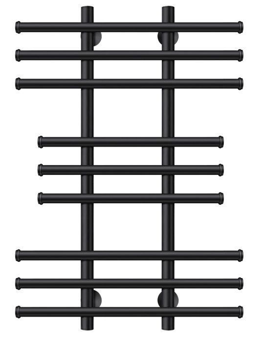 Полотенцесушитель водяной 100x20x60 Турин 2 (черный) Secado арт. 4673739229804