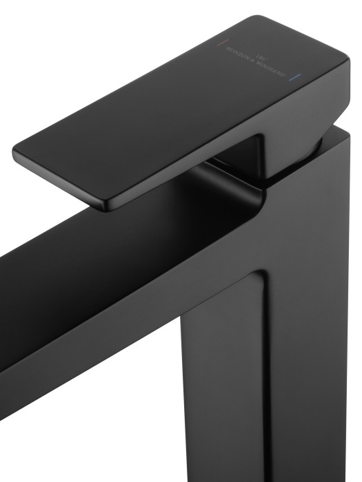 Смеситель для раковины высокий, Wonzon & Woghand Cube 2.0, WW-88019068-MB цвет: черный