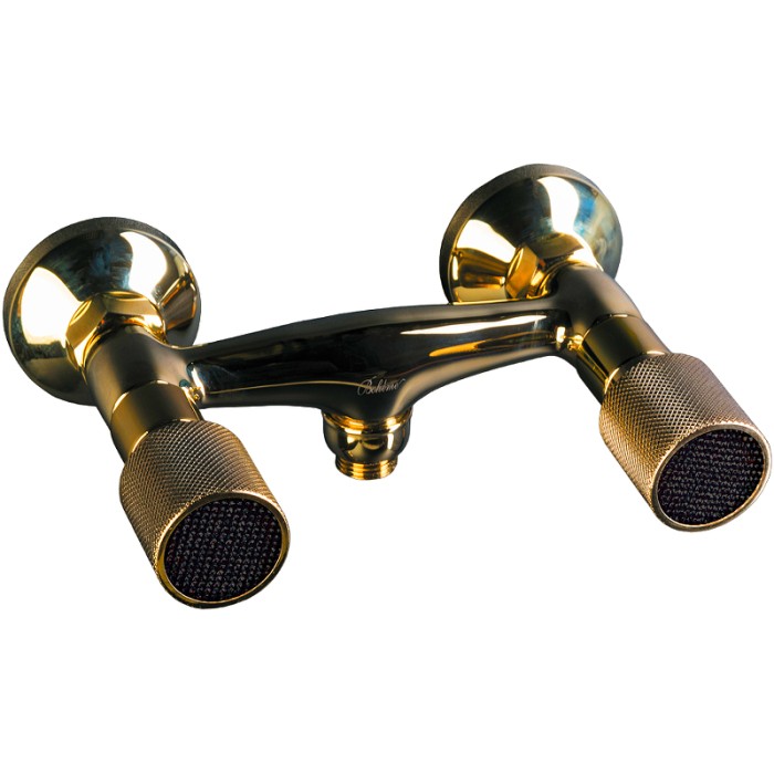 Смеситель для душа black, gold, Boheme Royal cristal - 294-Royal/CRST black