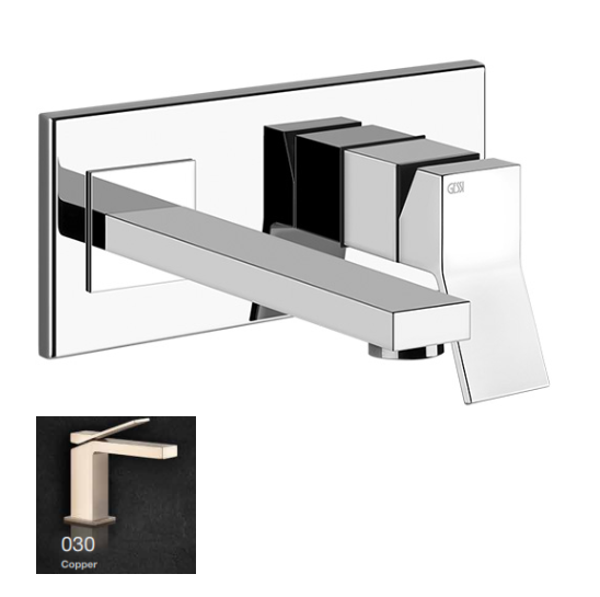 Смеситель для раковины Gessi Rettangolo K встраиваемый цвет розовое золото pvd арт. 53088030
