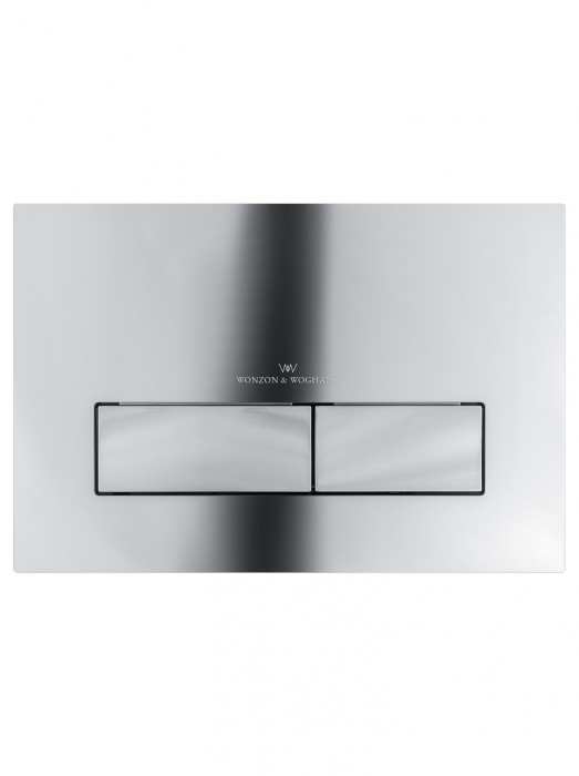 Кнопка смыва для инсталляции механическая, Wonzon &amp; Woghand, WW-IB224-CR цвет: хром