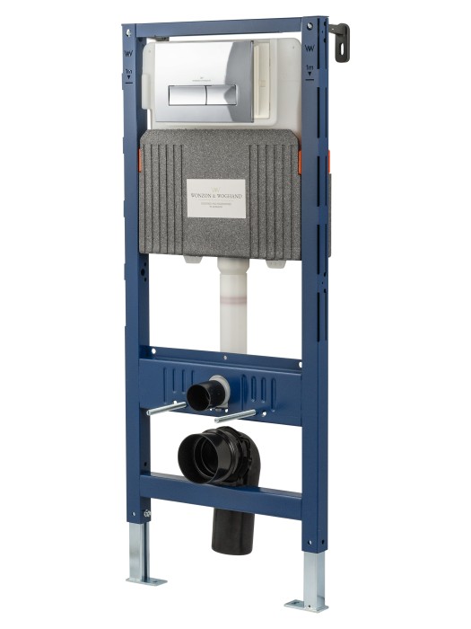 Кнопка смыва для инсталляции механическая, Wonzon & Woghand, WW-IB224-CR цвет: хром