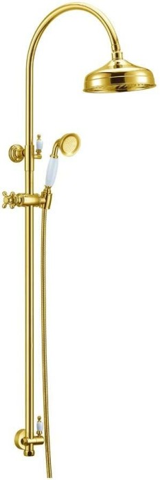 Стойка с верхним душем, золото, Imperiale Boheme 402