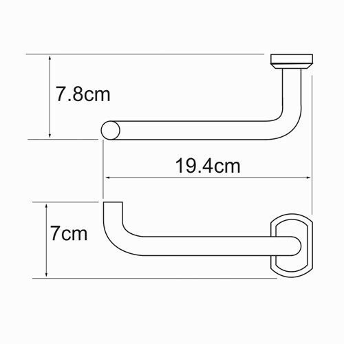 Держатель туалетной бумаги WasserKRAFT Oder К-3000 арт. K-3096