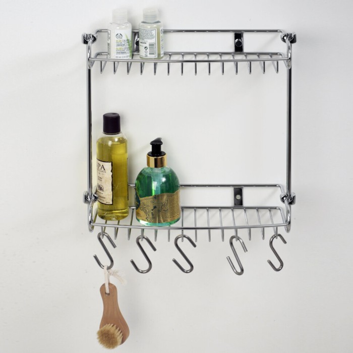 Полка металлическая двойная WasserKRAFT арт. K-1422