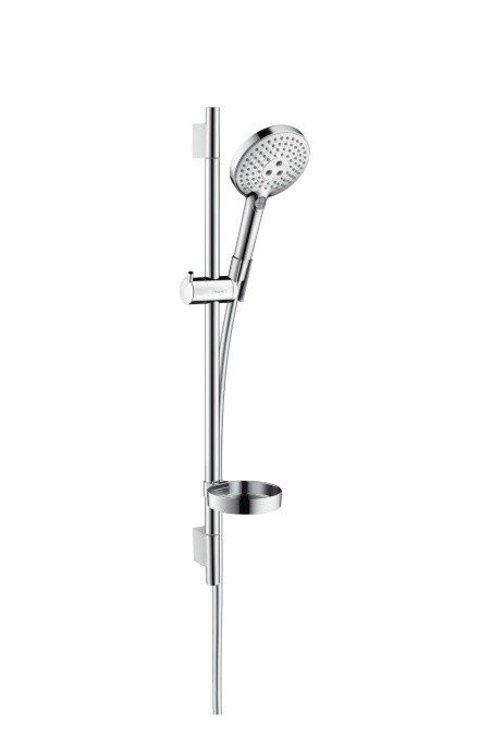 Душевой гарнитур со штангой 65см и мыльницей Raindance Select S Hansgrohe, хром арт. 26630000