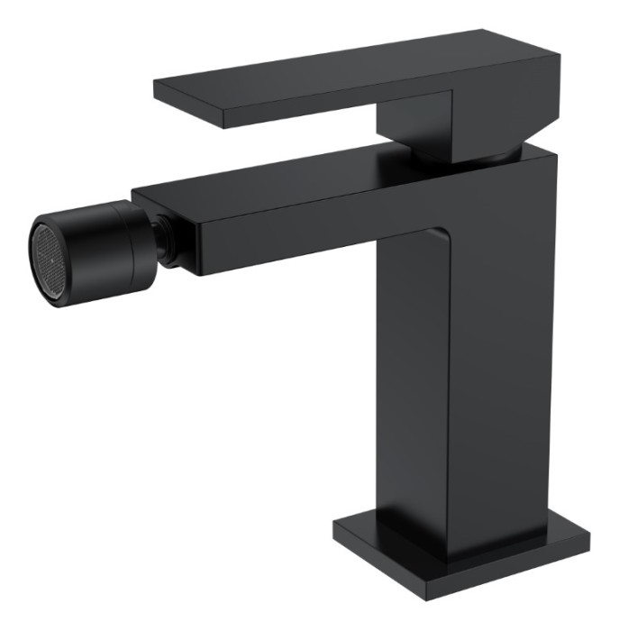 Смеситель для биде, Matt Black, Qubic Boheme 476-B