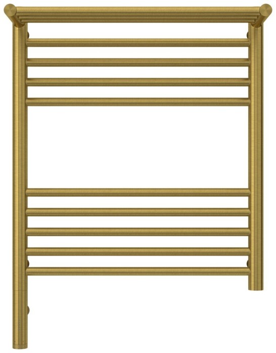 Сунержа Электрический полотенцесушитель 600x500, Богема 3.0 с 1 полкой, 051-5806-6050 цвет: состаренная латунь