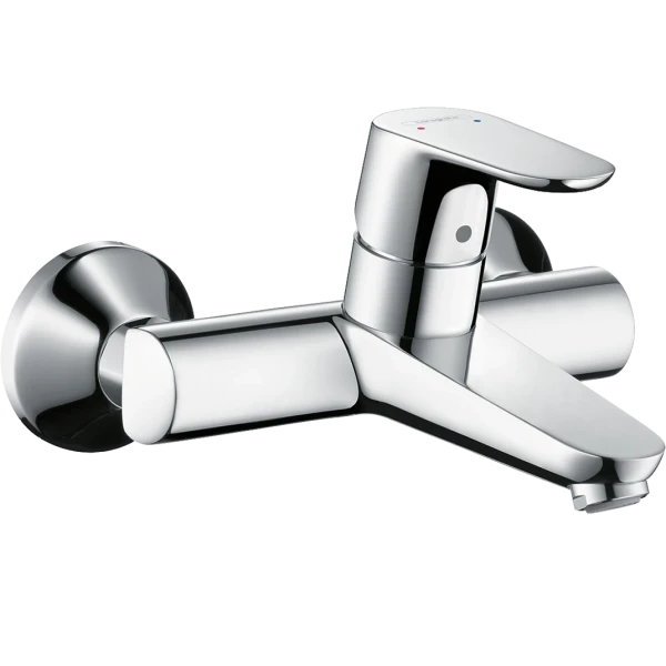 Смеситель для раковины настенный, Hansgrohe Focus, хром арт. 31923000
