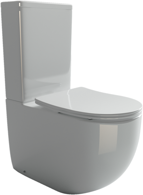 Унитаз с бачком и сиденьем Ceramicanova Metropol, белый арт. CN4001