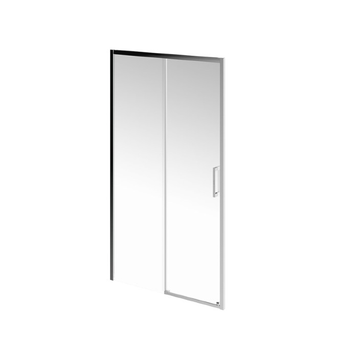 Душевая дверь раздвижная 110х195, Vetro Kerama Marazzi, хром - VE.110.SD.CR