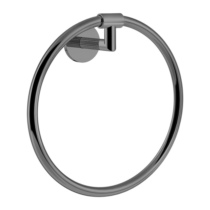 Полотенцедержатель-кольцо, подвесной, Gessi Ingranaggio, black metal brushed pvd арт. 63909#707