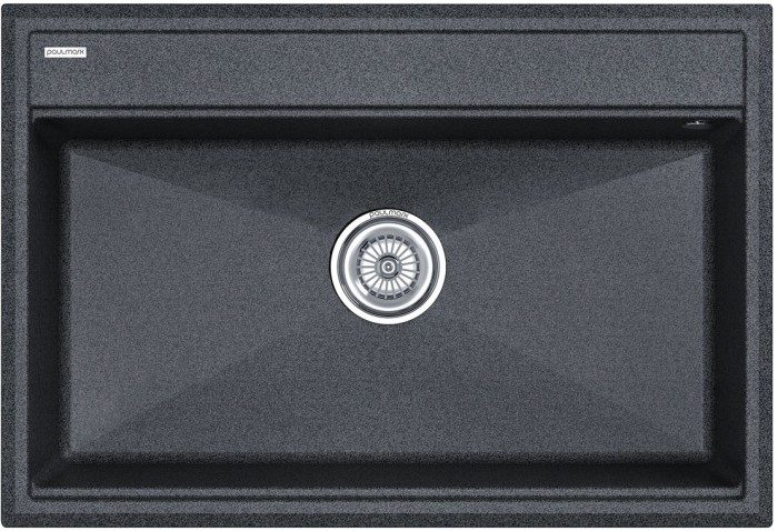 Мойка для кухни гранит 750х510 Paulmark STEPIA 80, графит - PM117551-DG