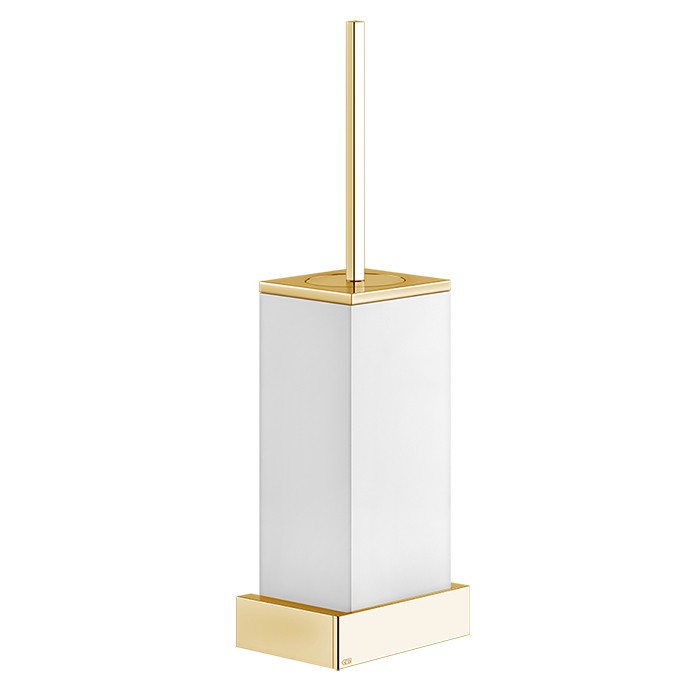Ершик для унитаза подвесной, Gessi Rettangolo, gold ccp/белый арт. 20819#080