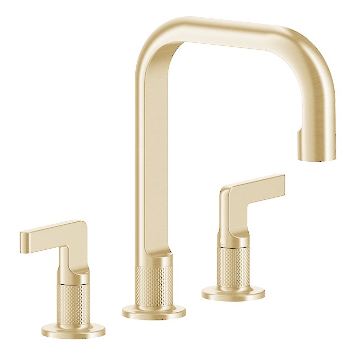 Смеситель для раковины на 3 отв., Gessi Inciso, золото арт. 58014#246