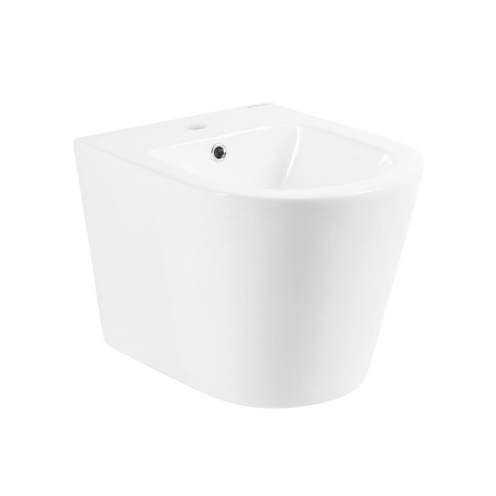 Биде подвесное, с крепежом BelBagno, глянцевый белый, Flay-r арт. BB053BH