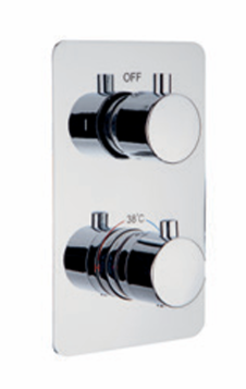 Внешняя часть для встраиваемого термостатического смесителя с 3 выходами, Giulini Termostatici, хром арт. 8241EP