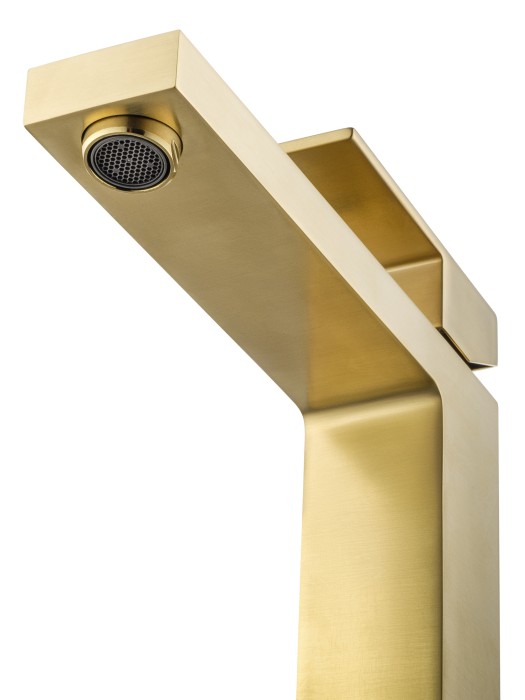 Смеситель для раковины высокий, Wonzon & Woghand Cube, WW-88239016-BG цвет: золото