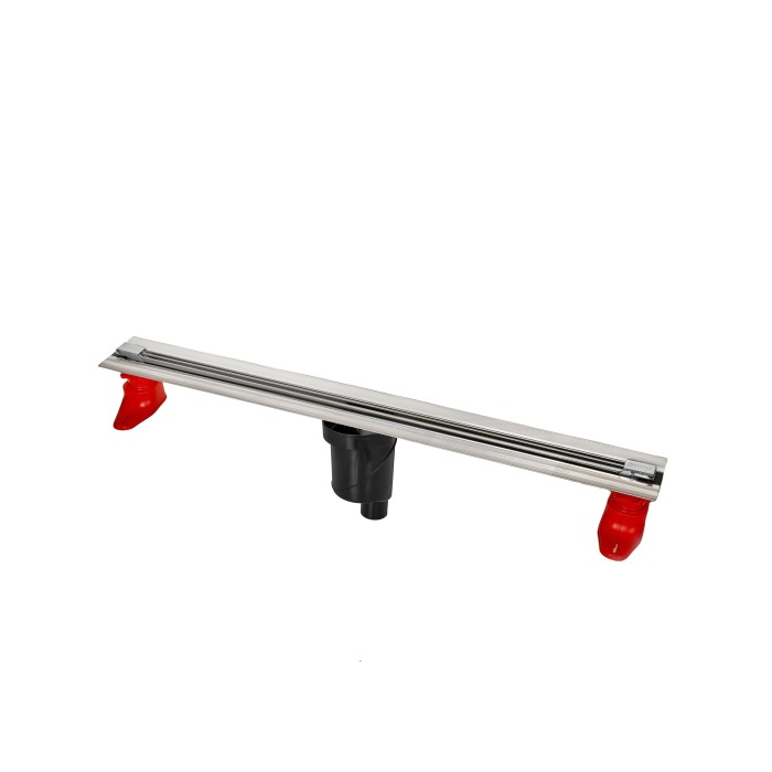 Душевой лоток BERGES SUPER Slim 500, матовый хром, S-сифон D50/105 H50, арт.090078