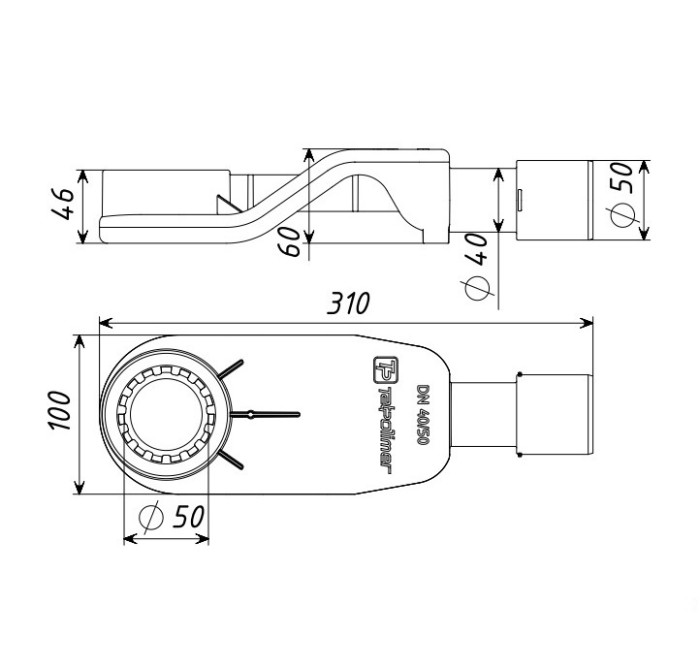Душевой трап 90 см, Wonzon & Woghand, WW-65409T-BG цвет: золото