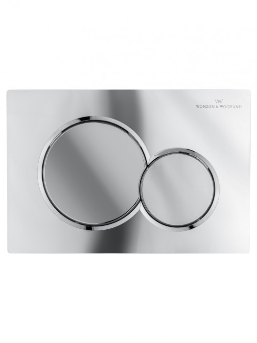 Кнопка смыва для инсталляции механическая, Wonzon &amp; Woghand, WW-IB232-CR цвет: хром