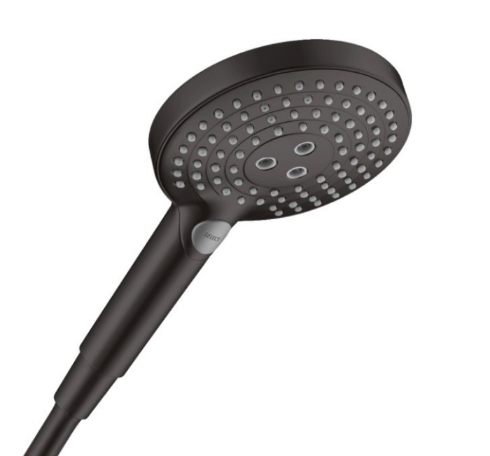 Ручной душ PowderRain Raindance Select S Hansgrohe, черный арт. 26014670