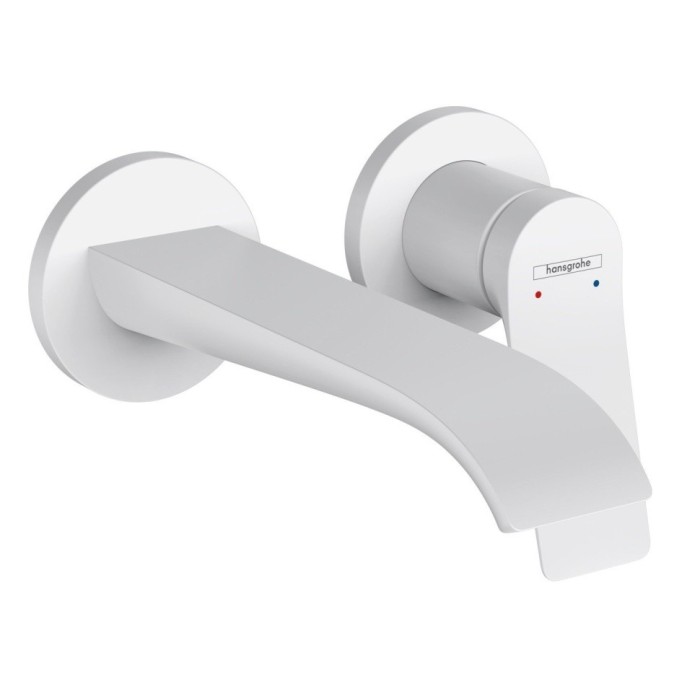 Смеситель для раковины скрытого монтажа, настенный, Hansgrohe Vivenis, белый арт. 75050700