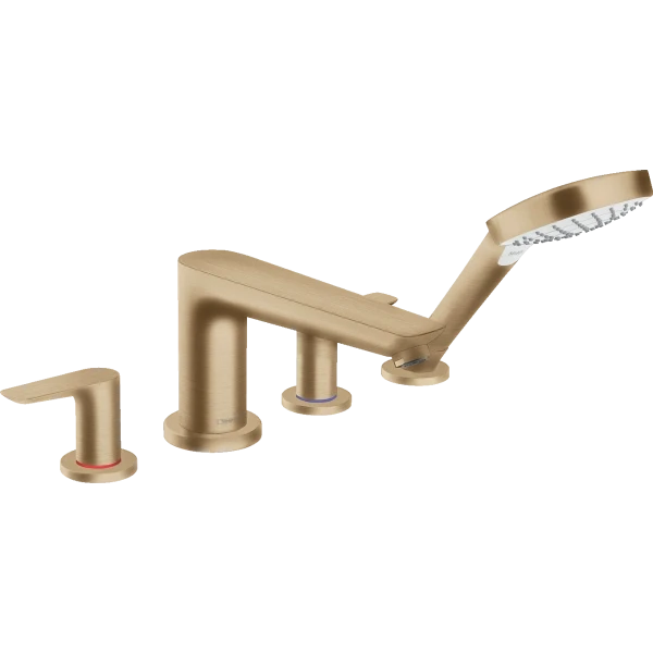 Смеситель для ванны на 4 отверстия, Hansgrohe Talis E, бронза арт. 71748140