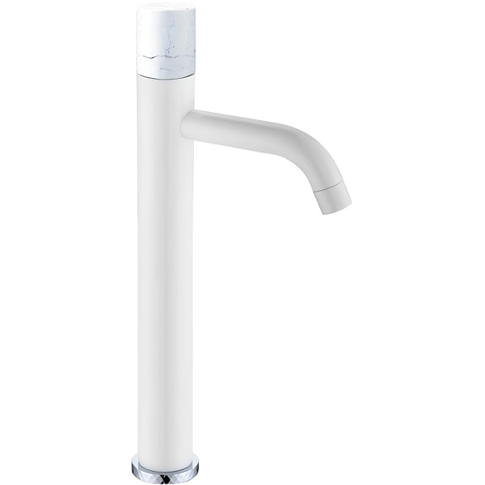 Смеситель для раковины, белый, Stick Boheme 122-W-MR-WHITE