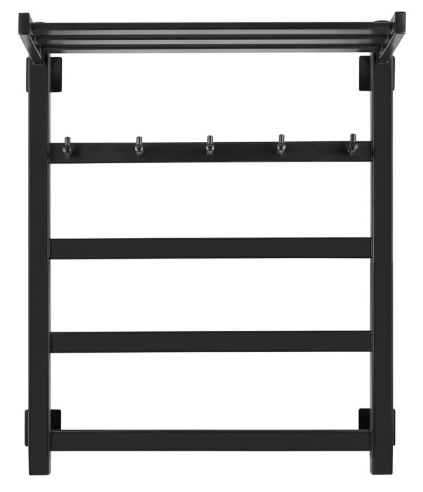 Полотенцесушитель электрический 60x60 Корсико 1 КСП (черный матовый) Secado арт. 4603777480929