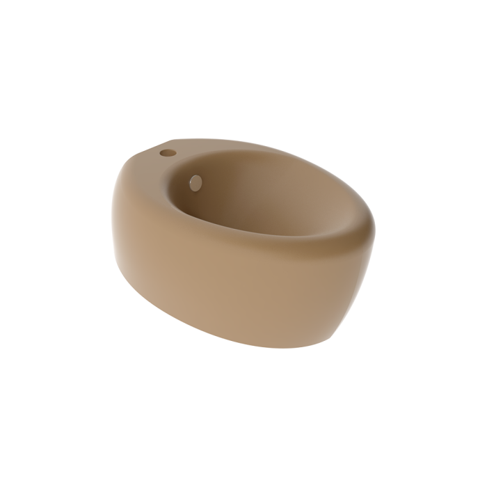 Биде подвесное каштан матовый, GSG Ceramic Design Touch, TOBISO017