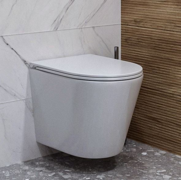 Унитаз подвесной Lotis Butler L305756W сиденье микролифт, цвет белый