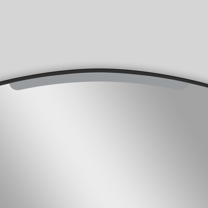 Зеркало 800х600 сенсорный выключатель с функцией диммера, алюминиевая рамка, Azario Alliance - AZ-Z-072ALM