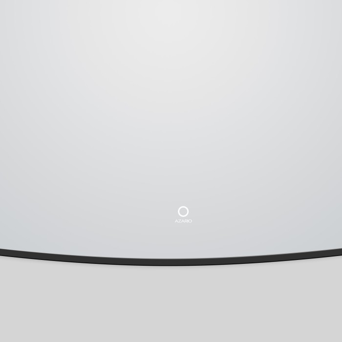 Зеркало 800х600 сенсорный выключатель с функцией диммера, алюминиевая рамка, Azario Alliance - AZ-Z-072ALM