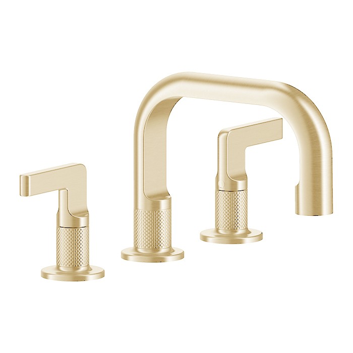 Смеситель для раковины на 3 отв., Gessi Inciso, золото арт. 58012#246