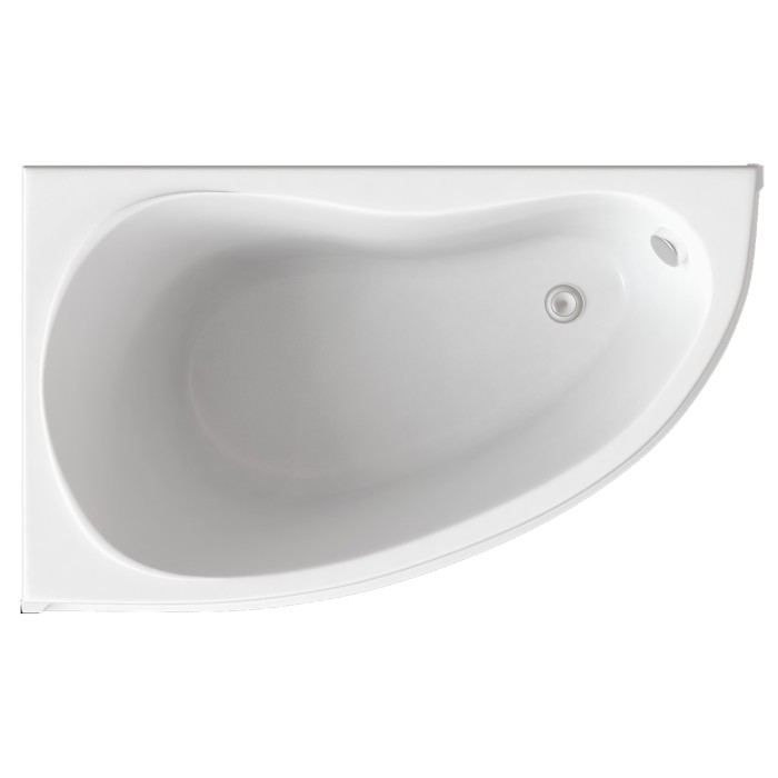 Акриловая ванна 150х90 пристенная, левая, Azario Олимп арт. ОЛВ0001