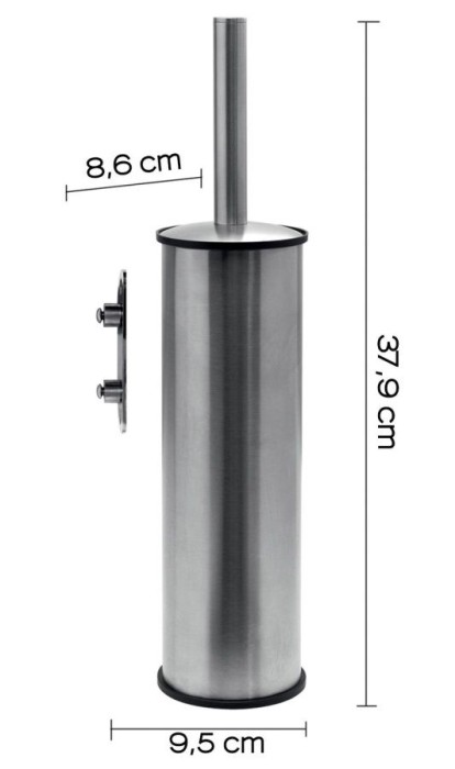 Настенный металлический ерш Project Gedy, 5034/03(38) цвет: хром