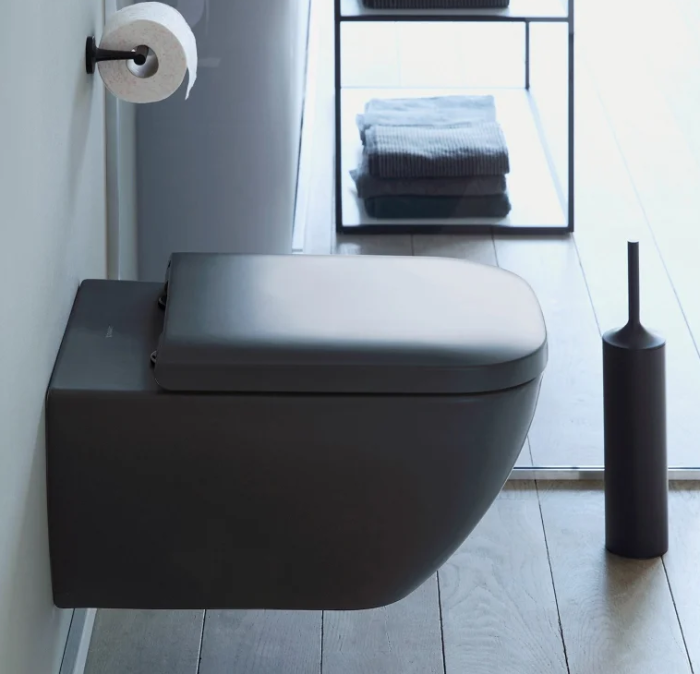 Унитаз подвесной Duravit Happy D.2 антрацит матовый арт. 2222098900