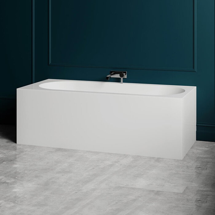 Ванна пристенная 180x80, глянцевая, Salini FABIA арт. 102612GRF