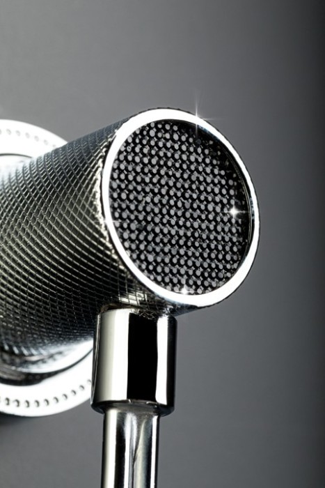 Крючок двойной black chrome, Boheme Royal cristal - 10926-CR-B