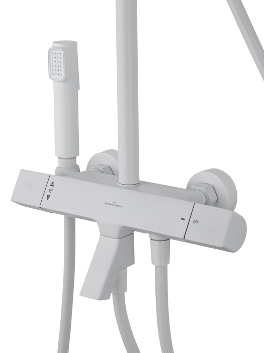 Душевая система с термостатом, Wonzon & Woghand The one, WW-B3094-MW цвет: белый