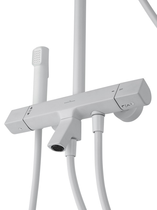 Душевая система с термостатом, Wonzon & Woghand The one, WW-B3094-MW цвет: белый