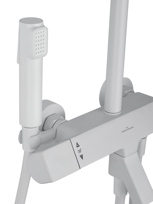 Душевая система с термостатом, Wonzon & Woghand The one, WW-B3094-MW цвет: белый