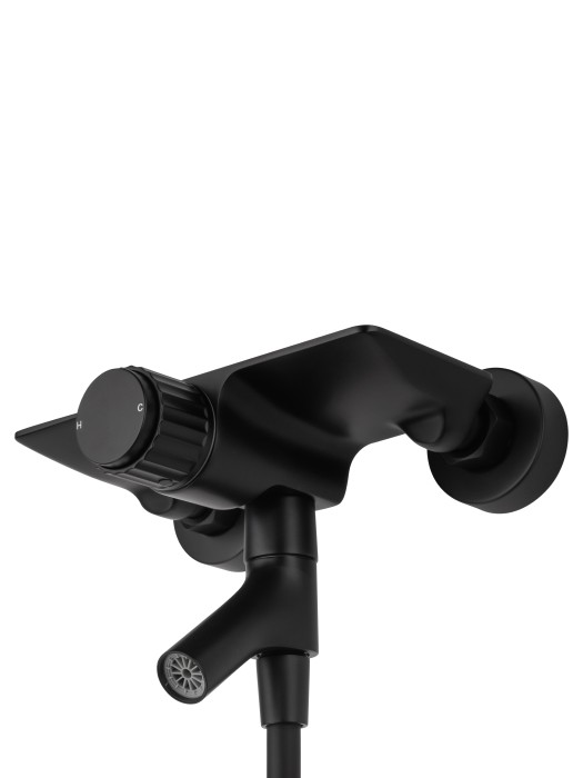 Смеситель для ванны с душем, Wonzon & Woghand Click, WW-FE05L221-MB цвет: черный