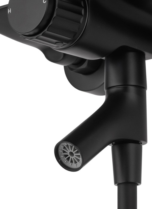 Смеситель для ванны с душем, Wonzon & Woghand Click, WW-FE05L221-MB цвет: черный