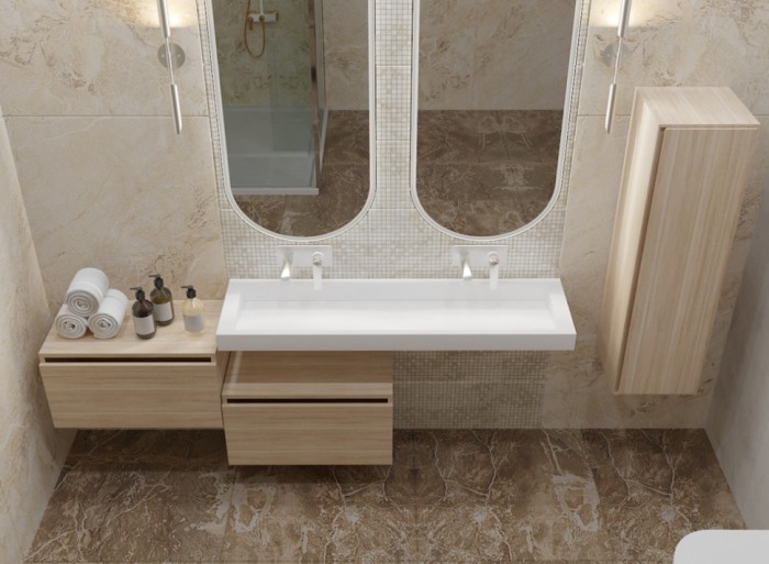 Ящик под столешницу 60см light oak vallessi uno-s, Boheme Flat - 897-060-L