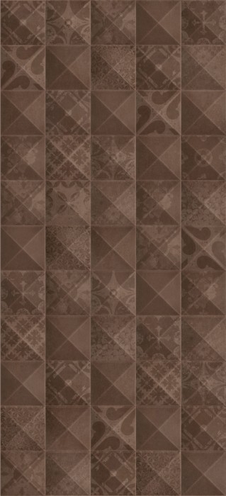 Плитка cers коричневый рельеф 1 20х44 GLOBAL TILE Savi арт. SVG112D