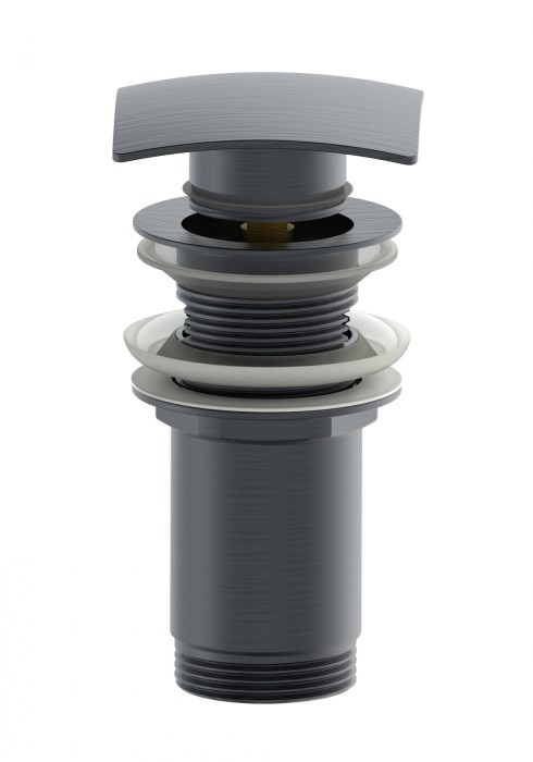 Донный клапан для раковины 1 1/4, Wonzon &amp; Woghand, WW-88SS08-BGM цвет: графит