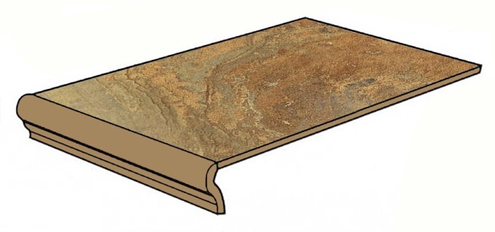 Ступень с торрелой multicolor (n121338 ? 63480) 350x300 ERMES AURELIA Flagstone арт. 46324