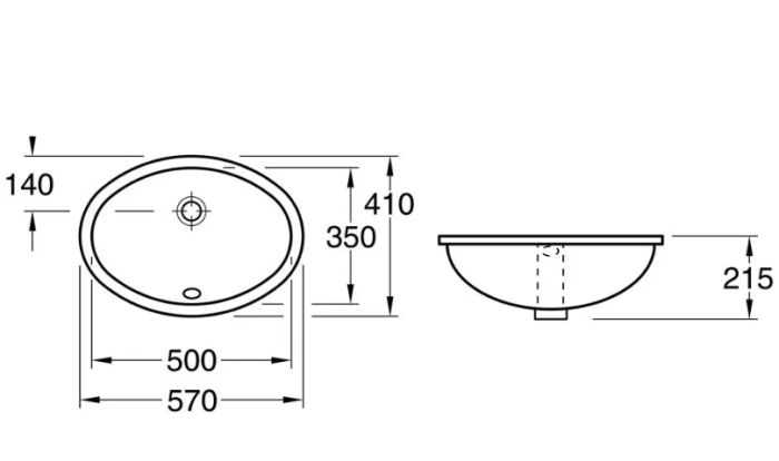 Раковина Villeroy & Boch Evana цвет белый арт. 61470001